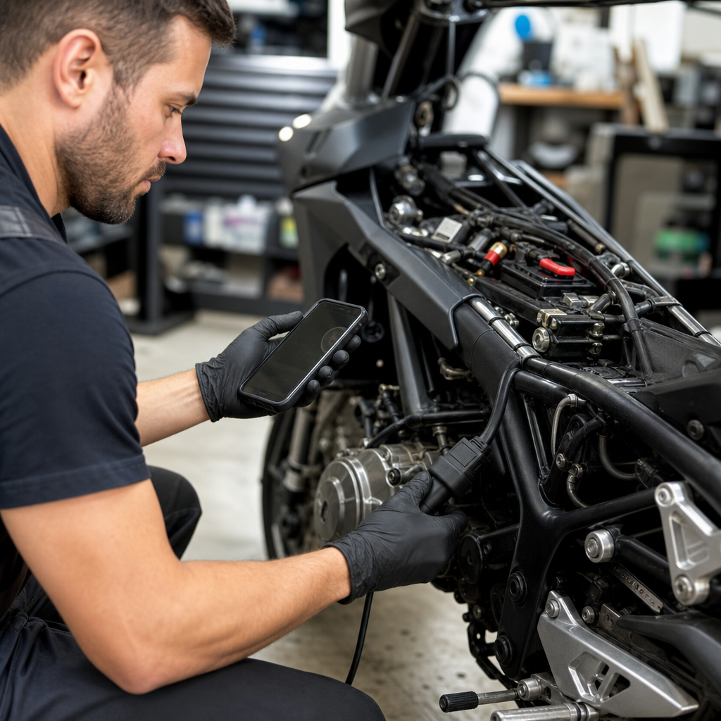 App Scanner de Motos: Diagnóstico Rápido