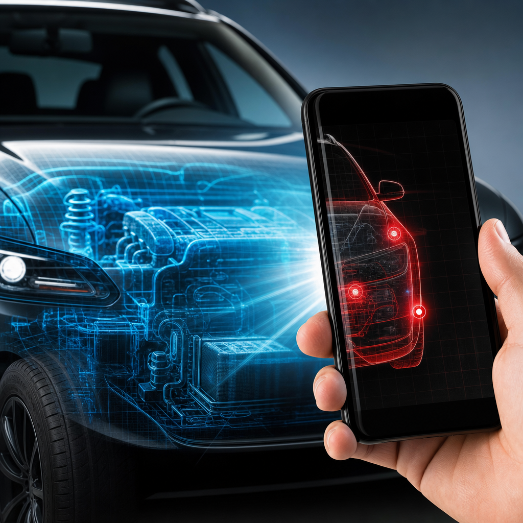 Scanner de Carro: Detecte Defeitos Sozinho