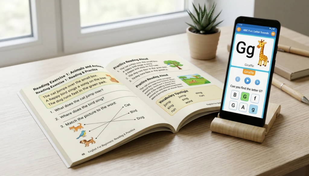 Aplicativo para Aprender a Ler e Alfabetizar