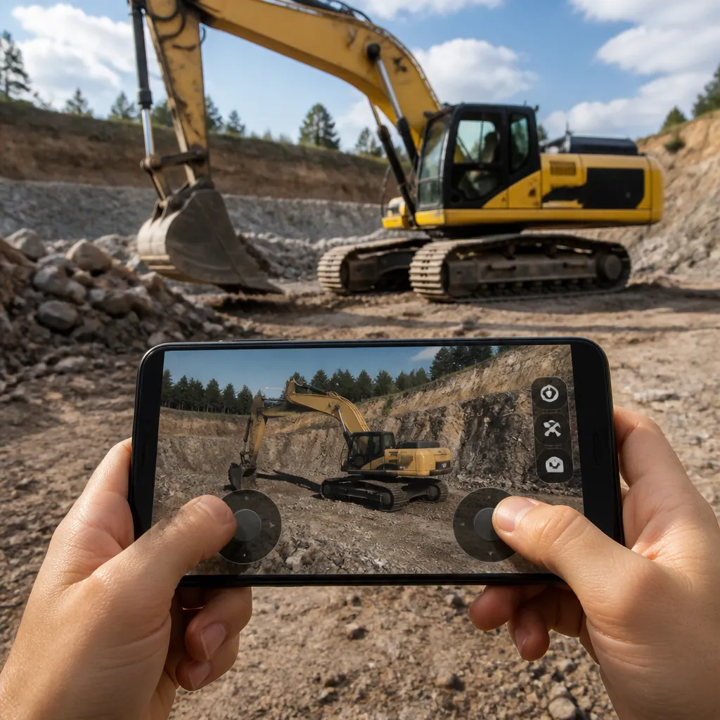 Simulador de Máquinas Pesadas: Treine no Celular